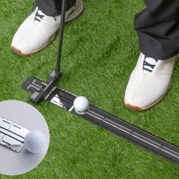 「感覚」頼みのパットをわずか9cmで正しい構えに“見える化”するパター練習用ミラー登場