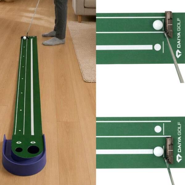 3パット削減を目指すゴルファーに向けたダブルライン搭載のパターマットを発売